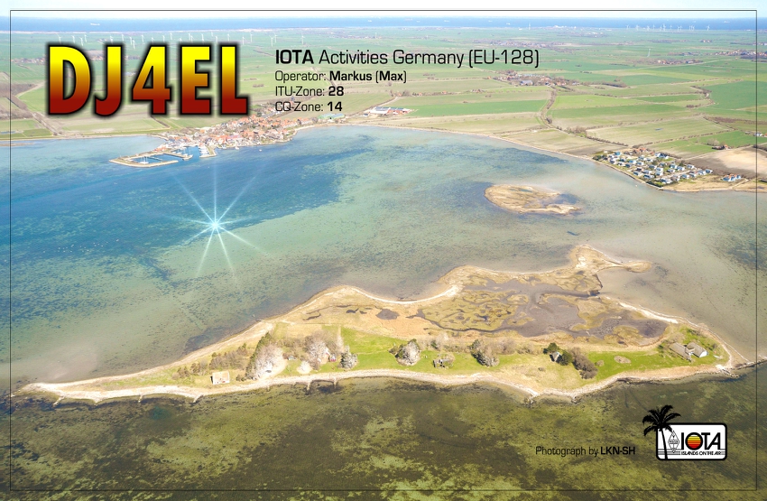 QSL für EU-128, Fehmarn &amp; Warder