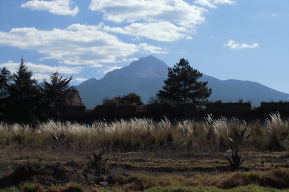 Aussicht zum Vulkan La Malinche